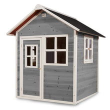 Load image into Gallery viewer, Gray Loft wooden Playhouse
