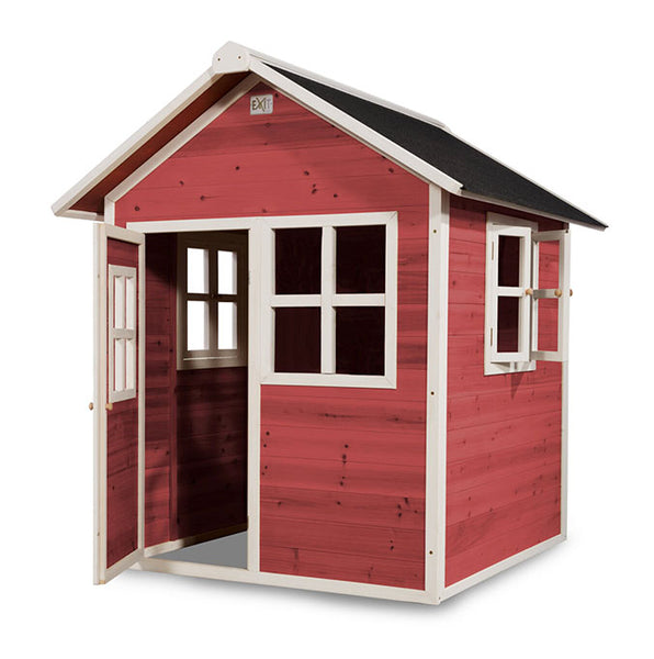 Caseta infantil de fusta Loft color Vermell