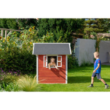 Load image into Gallery viewer, Red Loft wooden Playhouse
