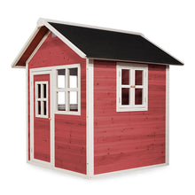 Cargar imagen en el visor de la galería, Casita infantil de madera Loft 100 color Rojo
