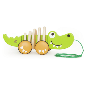 Wooden Crawling Crocodile