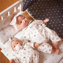 Load image into Gallery viewer, Wooden bed for dolls white color
