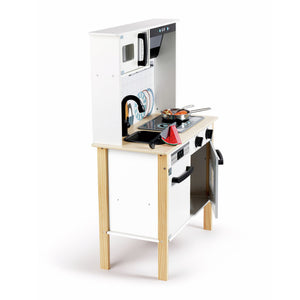 Modern smart wooden toy kitchen