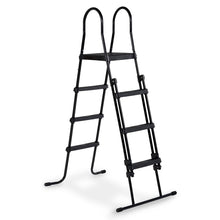 Cargar imagen en el visor de la galería, Escalera de Piscina EXIT para Altura de Estructura de 108-122cm - Negro
