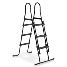 Cargar imagen en el visor de la galería, Escalera de Piscina EXIT para Altura de Estructura de 91-107cm - Negro
