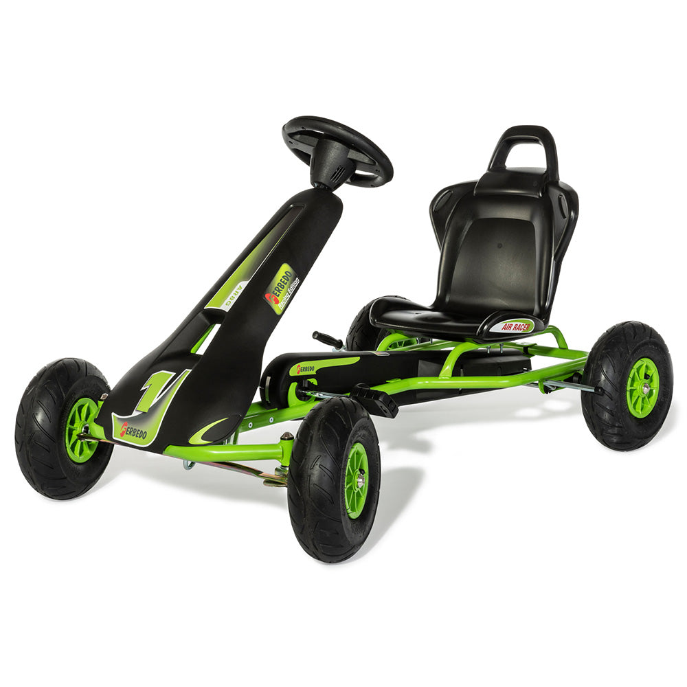 coches pedales AIR RACER AR8G Green Pedal Kart