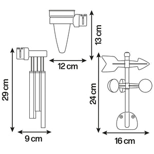 Kit Meteorológico Para Casitas De Juguete