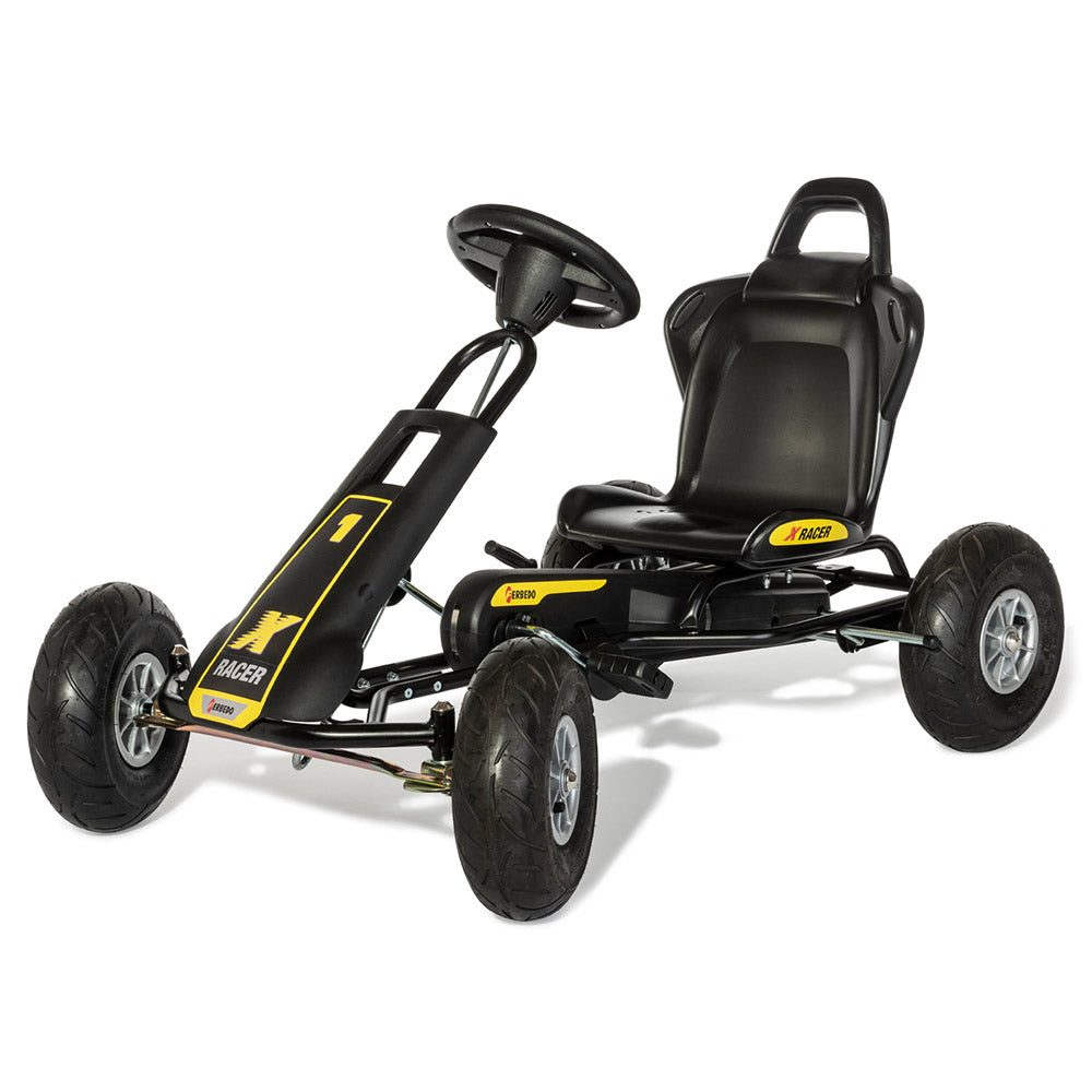 pedale kettcar ATX Racer pedal Gokart black and yellow