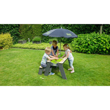 Carregar imatge al visor de la galeria, Taula de sorra i aigua amb Picnic, Parasol i Eines de Jardineria Aksent
