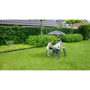 Mesa de arena y agua con Parasol y Herramientas de Jardinería Aksent