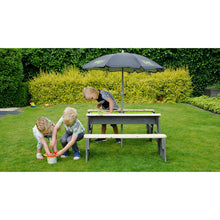 Load image into Gallery viewer, Sand and water table with Picnic, Parasol, Tools and two Benches
