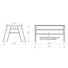 Load image into Gallery viewer, Aksent L growing table
