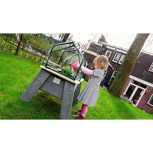 Growing table with greenhouse and gardening tools Aksent L