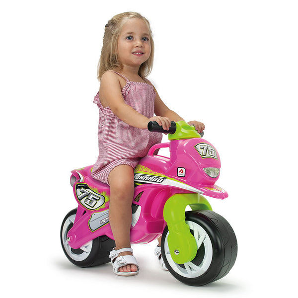 Moto Correpasillos Tundra Tornado Injusa - Rosa