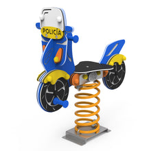 Load image into Gallery viewer, Police Motorcycle Spring Rocker
