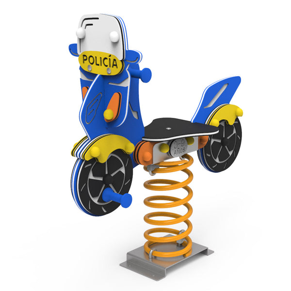 Police Motorcycle Spring Rocker