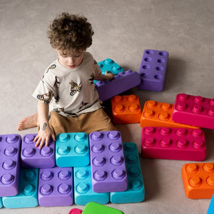 Bloques de construcción Mega Bricks 33 Pastel