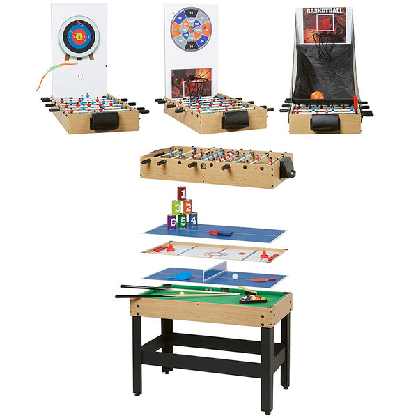 Sports table with 8 activities
