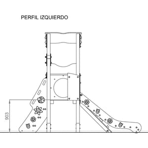 Playground Two Towers and Tunnel Farm 2 - Public use