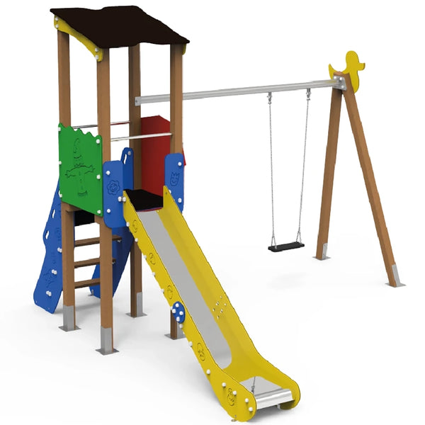 Playground with Slide and Swing Farm 3 - Public Use