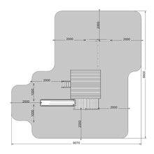 Cargar imagen en el visor de la galería, Casa de madera Sunshine con tobogán
