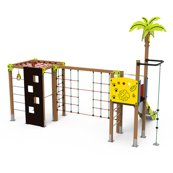 Playground with climbing elements Caribe 2 - Public use