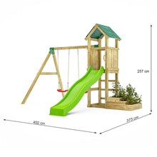 Load image into Gallery viewer, Green Space playground with planters
