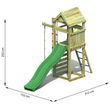 Carregar imatge al visor de la galeria, Parc infantil Gaia TL amb tobogan i cordes d´escalada
