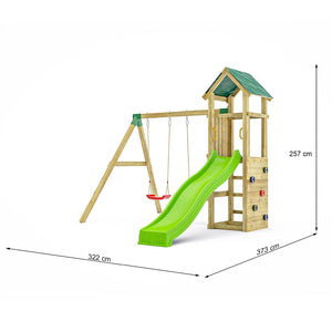Playground with climbing wall - Charly