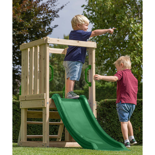 Parque Infantil Mari Small con tobogán pequeño y rocódromo