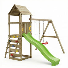 Carregar imatge al visor de la galeria, Parque Infantil de Madera Max-Play 2.2 con Tobogán
