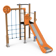 Load image into Gallery viewer, Sport 3 playground with climbing net for public use
