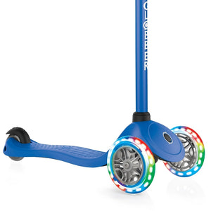 Primo three-wheeled scooter with lights - Blue