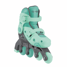 Cargar imagen en el visor de la galería, Patines en línea 2 en 1 talla 30-33 - Menta
