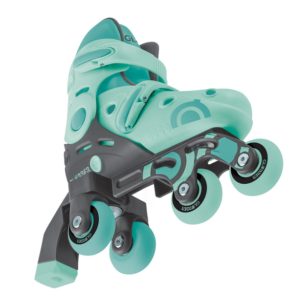 Patines en línea 2 en 1 talla 30-33 - Menta