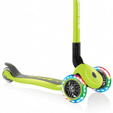 Load image into Gallery viewer, Primo Foldable Scooter with Lights three wheeled - Lime green
