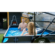 Load image into Gallery viewer, Exit Wood swimming pool 400x200x100 with sand filter, ladder and dome - brown
