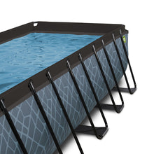 Load image into Gallery viewer, EXIT Stone pool 540x250x122 with sand filter and ladder - gray
