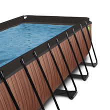 Load image into Gallery viewer, EXIT Wood Pool 540x250x122 with sand filter and ladder - brown
