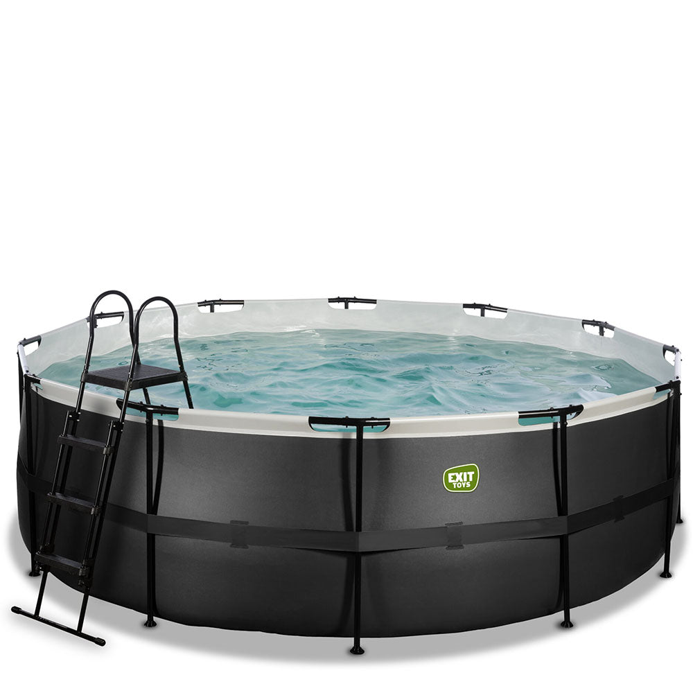 EXIT Black pool 427x122 with ladder - black | Juego y Jardín