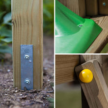 Carregar imatge al visor de la galeria, Parc infantil Gaia TL amb tobogan i cordes d´escalada
