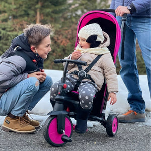 Tricicle Convertible SmarTrike STR 3 Plus - Rosa