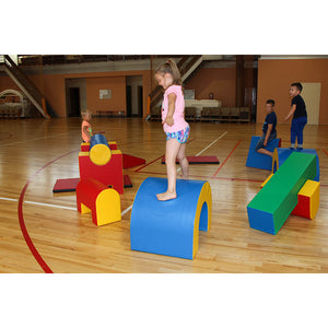  Foam Block Play Set - Fun Run - Multi Color
