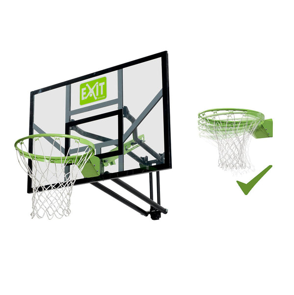 Tablero de Baloncesto para Montaje en Pared con Dunkring EXIT Galaxy - Verde/Negro