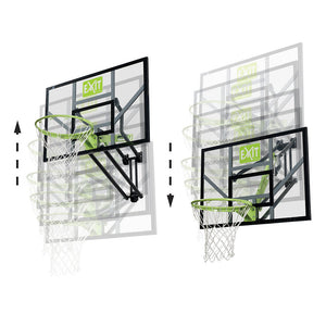 EXIT Galaxy Wall Mounted Basketball Backboard - Green/Black