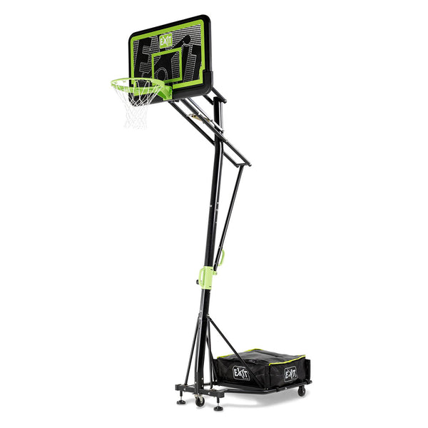 EXIT Galaxy Portable Basketball Backboard with Wheels - Black Edition