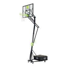 Load image into Gallery viewer, EXIT Galaxy Portable Basketball Backboard with Wheels - Green/Black
