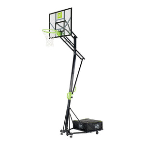 EXIT Galaxy Portable Basketball Backboard with Wheels - Green/Black