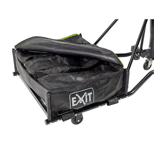 EXIT Galaxy Portable Basketball Backboard with Wheels - Green/Black