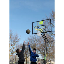 Load image into Gallery viewer, EXIT Galaxy Portable Basketball Backboard with Wheels - Green/Black
